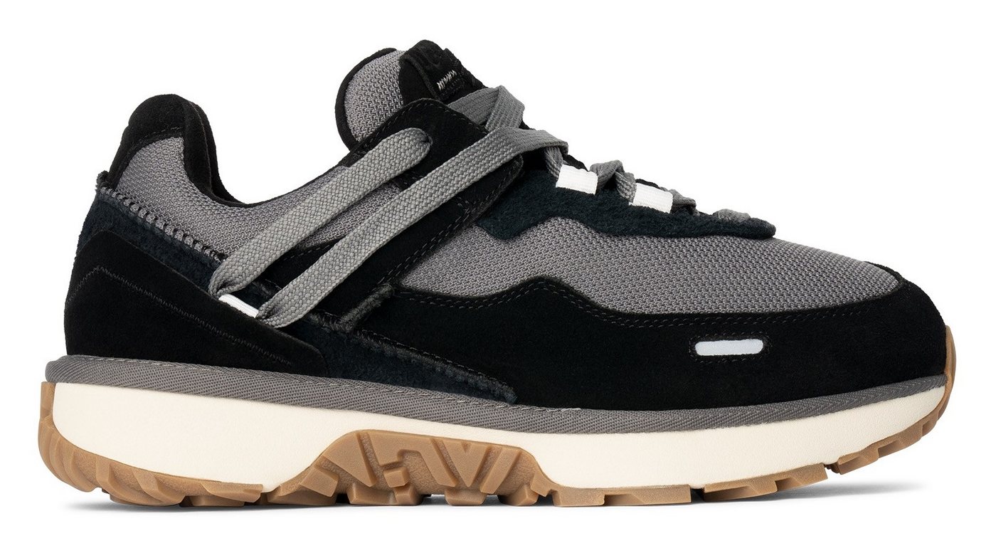 Ugg RETROFI LOW Sneaker, Plateausneaker, Chunky Sneaker, Schnürschuh mit weichem Fußbett (schwarz)