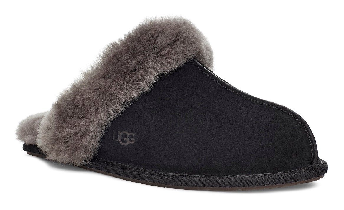 Ugg Scuffette II Hausschuh Homeslippers, Hausschuh mit kuscheligem Fellimitat-Kragen