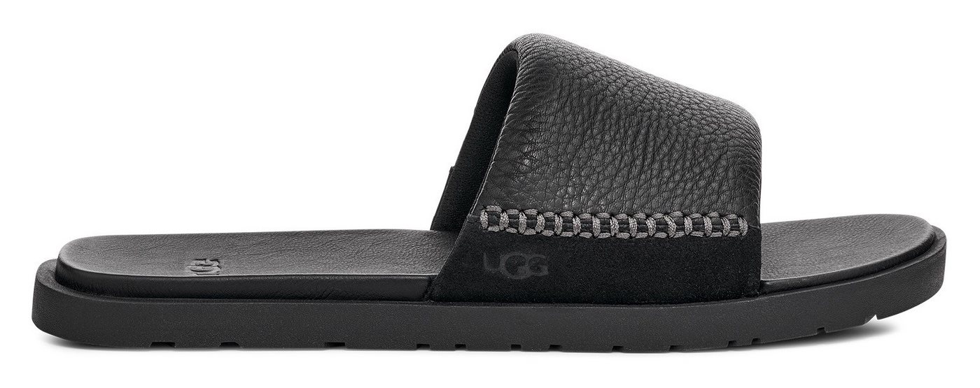 Ugg SEASIDE II SLIDE Badepantolette Strandschuh, Sandale mit seitlicher Ziersteppung