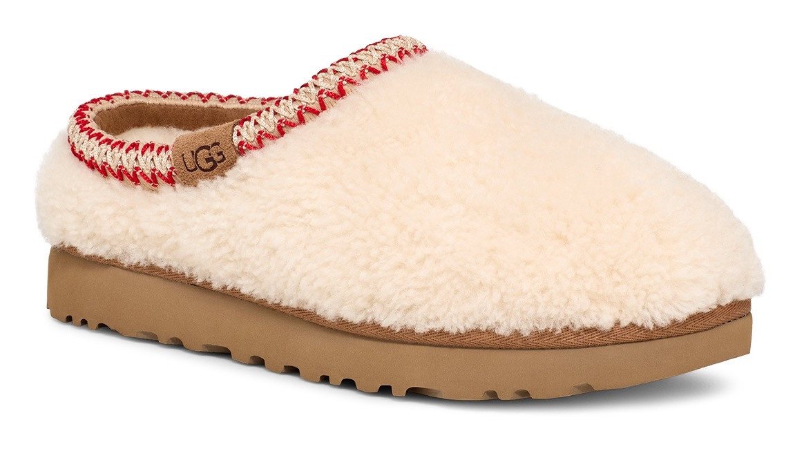 Ugg TASMAN MAXI CURLY Hausschuh, Clog, Pantoffel, Mule mit gepolstertem Fußbett