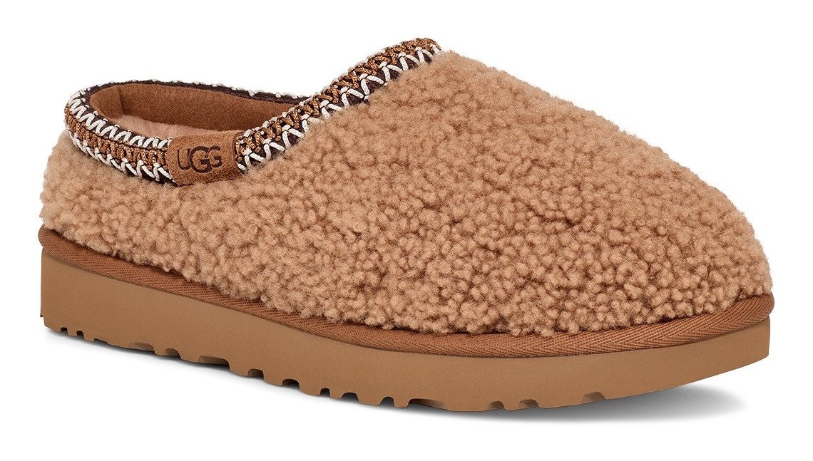 Ugg TASMAN MAXI CURLY Hausschuh, Clog, Pantoffel, Mule mit gepolstertem Fußbett