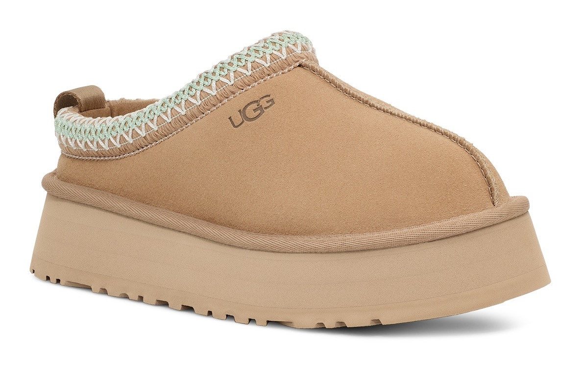 Ugg TAZZ Hausschuh Clogs, Homeslippers, Pantoffel mit Textilband im Boho-Look