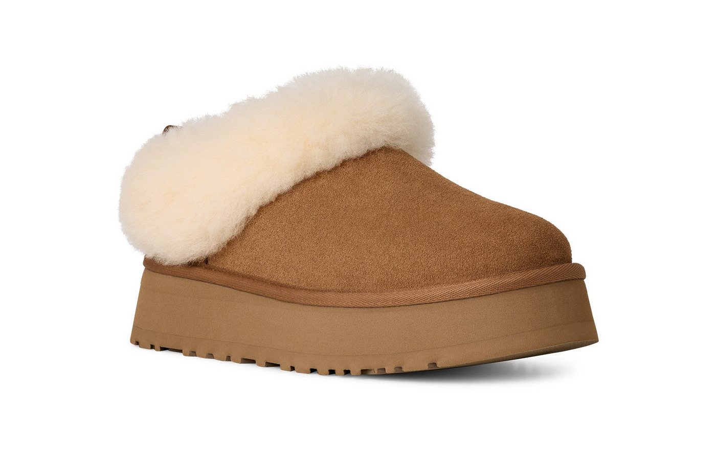 Ugg TAZZELLE Schlupfboots Ankleboots, Schlupfboots mit Anziehlasche (beige/braun)
