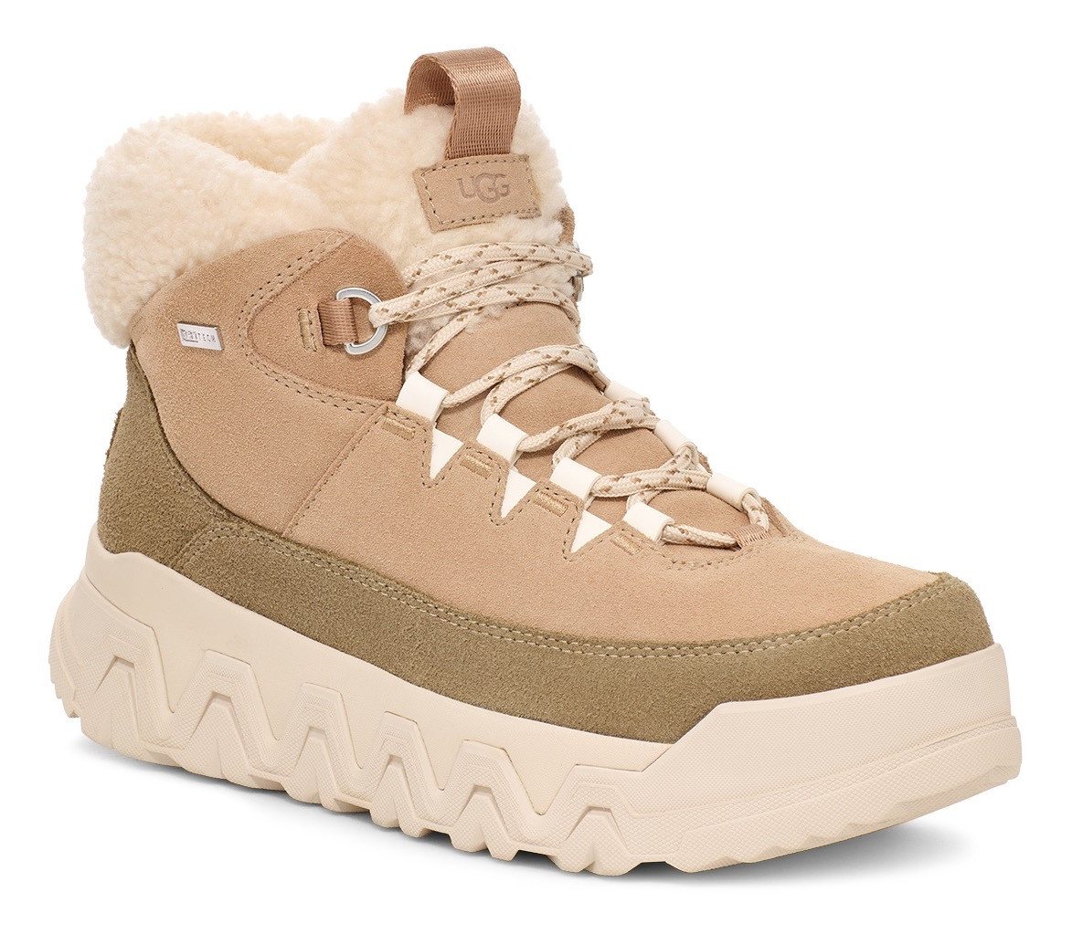 Ugg TERRE TRAIL COZY LACE Winterboots Plateaboots, Winterboots mit gepolstertem Schaftrand
