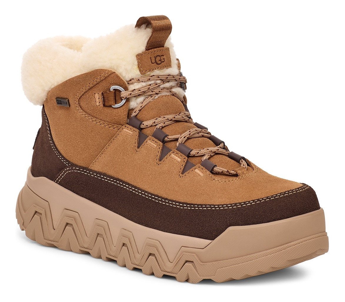 Ugg TERRE TRAIL COZY LACE Winterboots Plateaboots, Winterboots mit gepolstertem Schaftrand