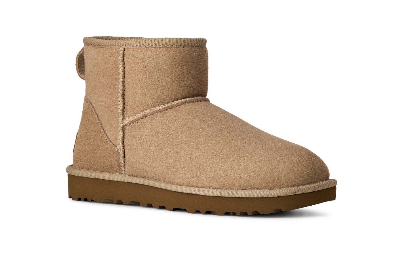 Ugg Unisex Classic Mini II Schlupfboots, Bequemschuh, Freizeitschuh im Twinface-Design
