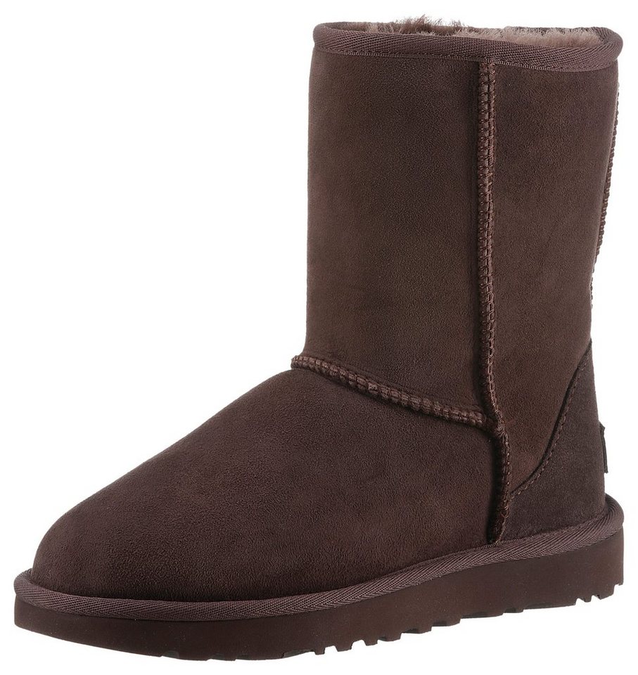 Ugg Unisex Classic Short 2 Winterboots, Stiefel, Schlupfstiefel in klassischem Design (braun)