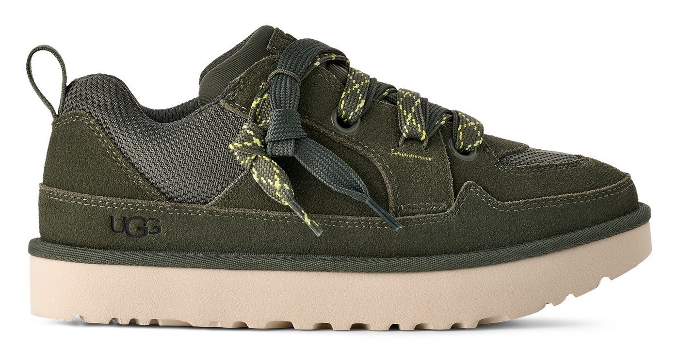 Ugg Unisex LO LOWMEL Sneaker, Halbschuh, Schnürschuh Freizeitschuh mit trendiger Laufsohle (grün)