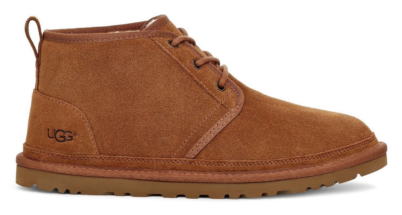 Ugg Unisex Neumel Schnürboots Chukka Boot, Freizeitschuh mit lässiger 3-Loch Schnürung (chestnut)