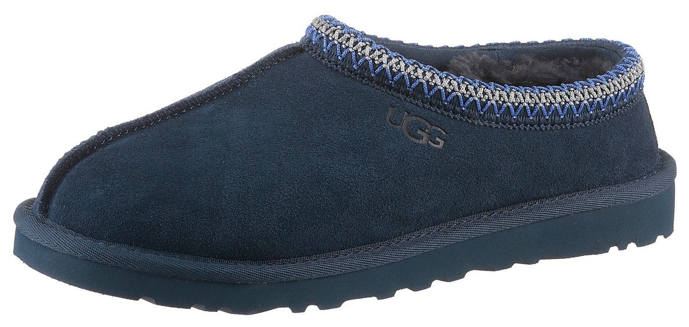 Ugg Unisex TASMAN II Hausschuh, Clog, Mule, Pantoffel mit besticktem UGG Logo (deep ocean)