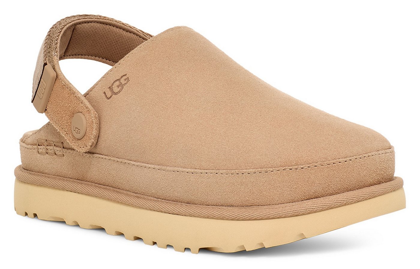 Ugg Unisex W GOLDENSTAR CLOG Clog Homeslippers, Plateauschuh, Mule mit schwenkbarem Fersenriemen