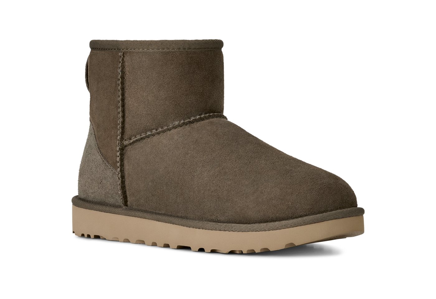 Ugg W CLASSIC MINI II Schlupfboots, Bequemschuh, Freizeitschuh im Twinface-Design