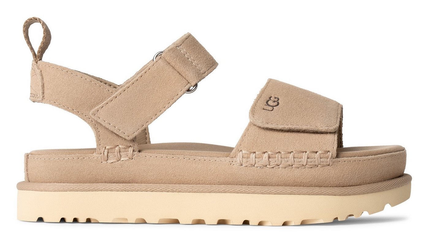 Ugg W GOLDENSTAR Riemchensandale, Plateausandale, Sandalette mit zwei Klettverschlüssen