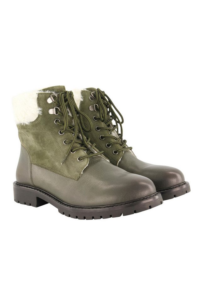 Ulla Popken Lederboots Textilschaft Weite H Stiefel