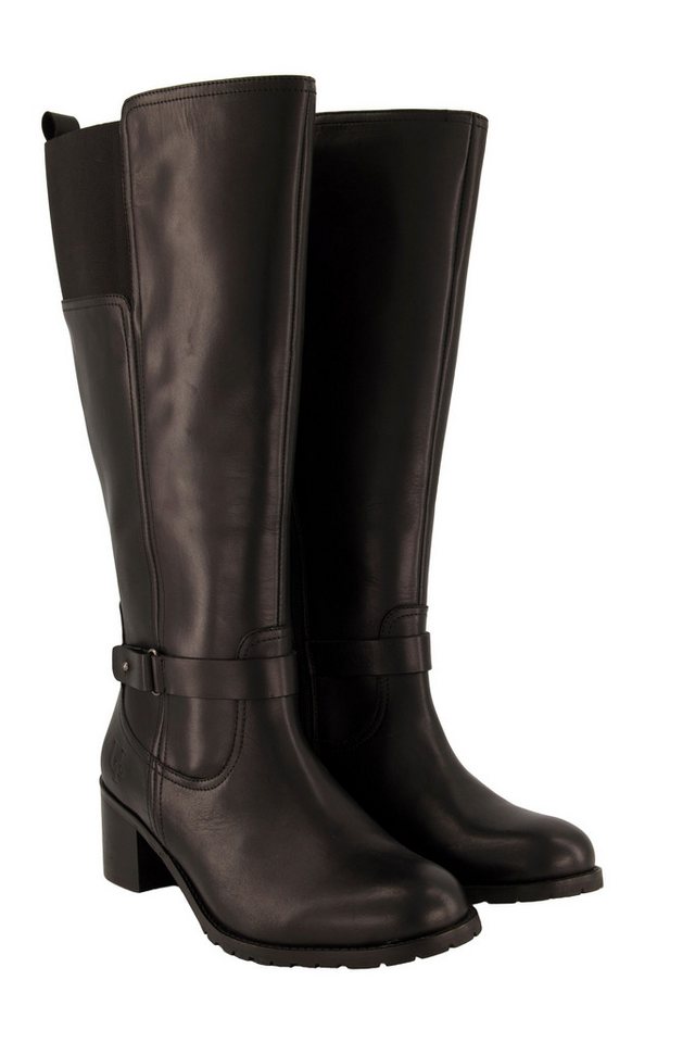 Ulla Popken Lederstiefel XXL-Schaft Wechselfußbett Weite H Stiefel