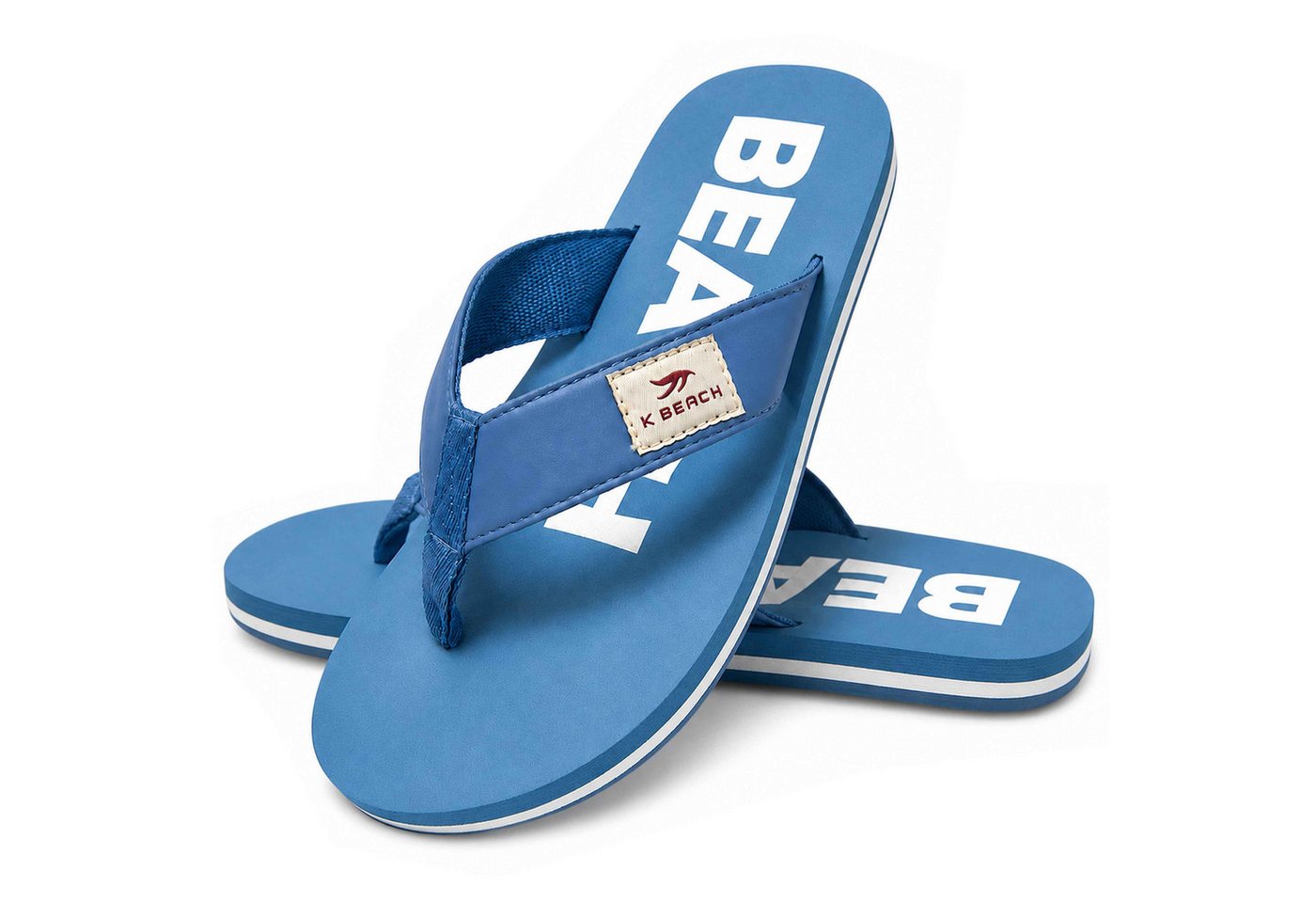 Ultrapower Flip-On Zehentrenner Badelatschen Latschen Poolschuhe Unisex 36-46 Zehentrenner (Flip Flops Komfort und Stil) (Costa Azzurra)