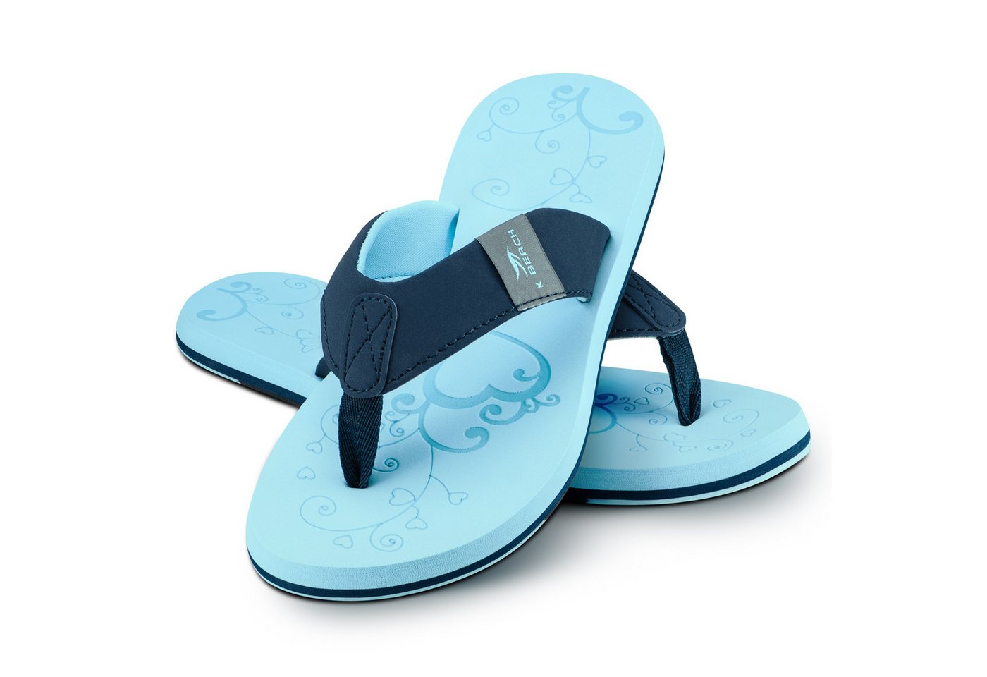 Ultrapower Flip-On Zehentrenner – Profilsohle & Textilsteg im Einsatz Zehentrenner (EVA mit Textilriemen – sanft & rutschfest Gr. 39, Flip Flops Komfort und Stil) Kein Reiben am Zehensteg – weiches Band mit Komfort