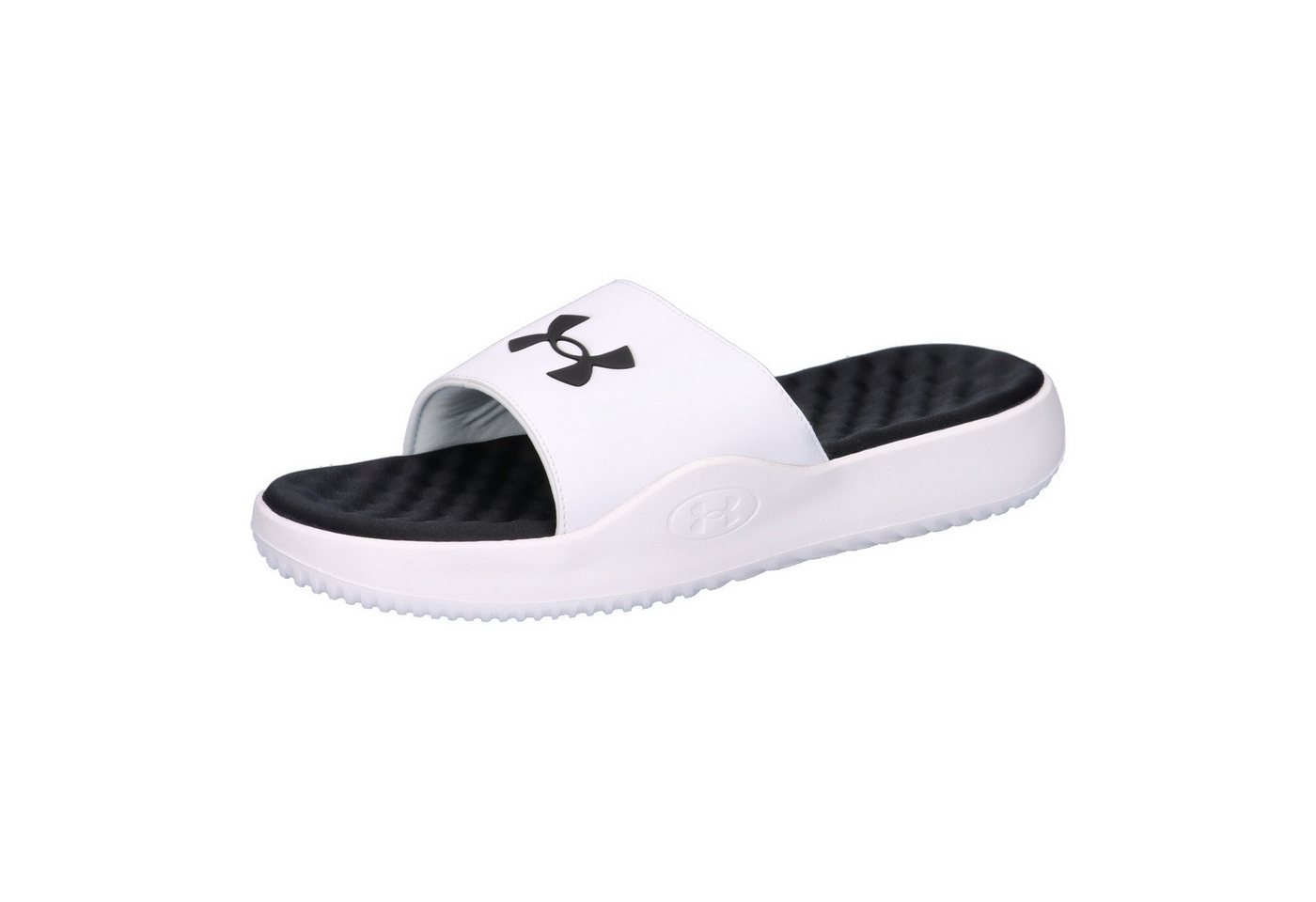 Under Armour® Under Armour Herren Badeschlappen UA Ignite Pro 8 Fixed Strap 6010383 Badeschuh (weiß)