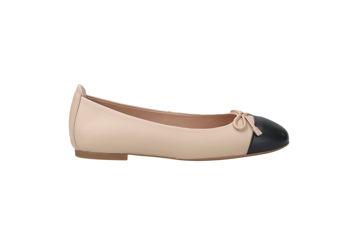 Unisa BELLE_NS SKIN/BLK, Ballerina, Beige, Damen Ballerina