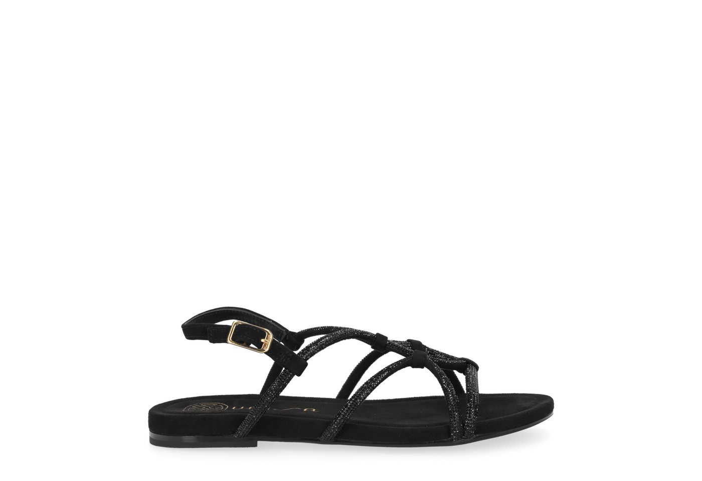 Unisa COOPER_KS BLACK, Sandaletten, Schwarz, Damen Sandalette