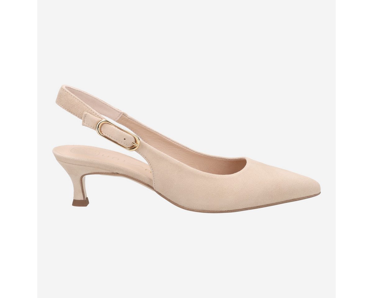 Unisa IBON_KS SKIN, Peeptoes & Slingpumps, Beige, Damen Peeptoepumps
