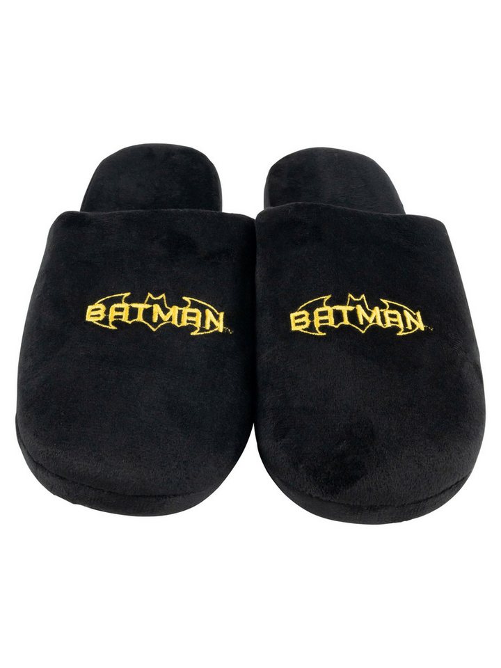 United Labels® DC Comics Batman Hausschuhe Puschen Schlappen Slipper Pantoffeln Hausschuh