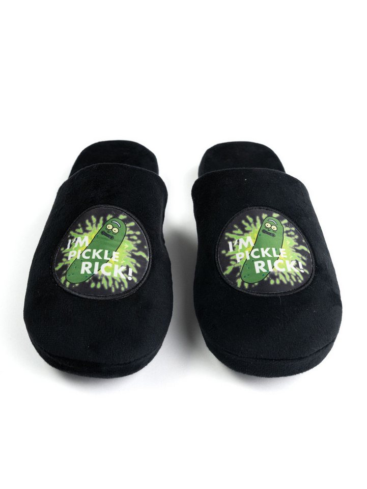 United Labels® Rick and Morty Hausschuhe I´m Pickle Rick! Slipper Pantoffeln Hausschuh
