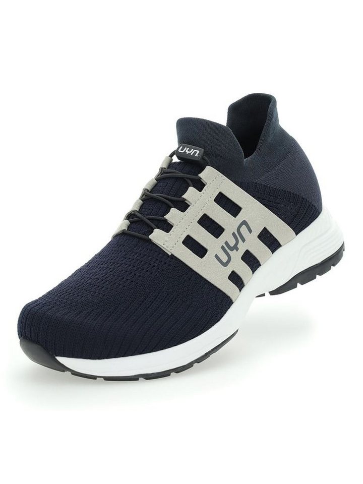 Uyn Nature Tune (Merinowolle, flexibel, nahtlos) dunkelblau/anthrazit Sneaker
