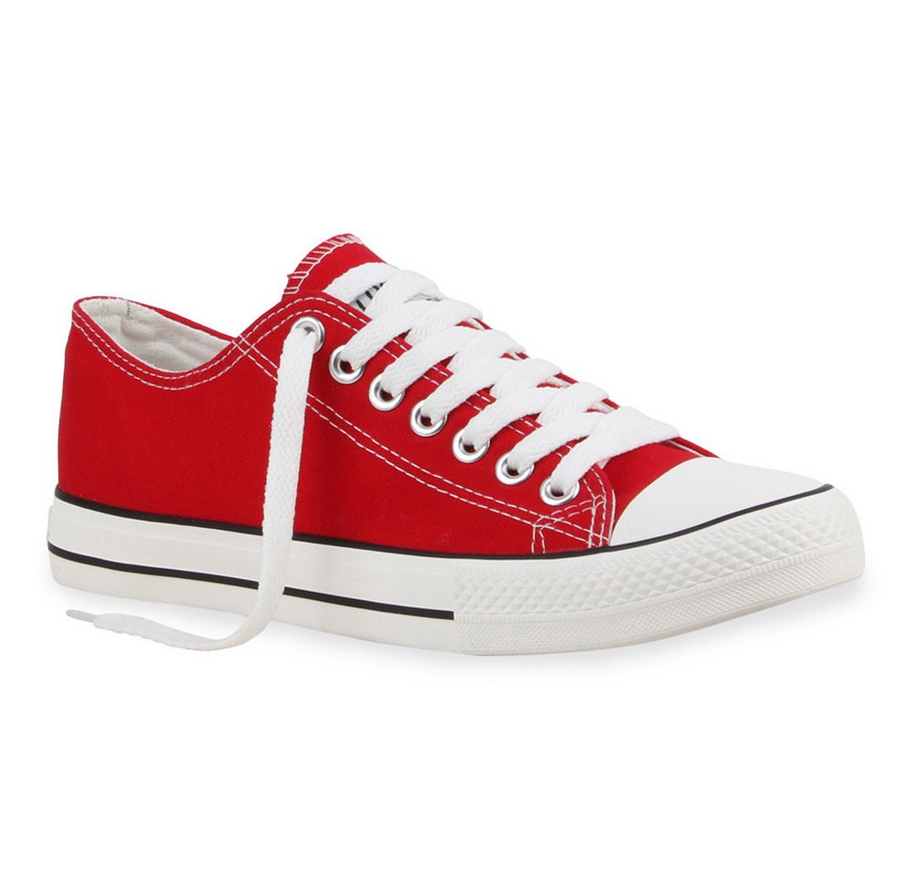 VAN HILL 1616340 HO CB09 Herren Sneaker Red 40 Sneaker Herren Sneakers Sportschuhe Stoffschuhe Schnürer