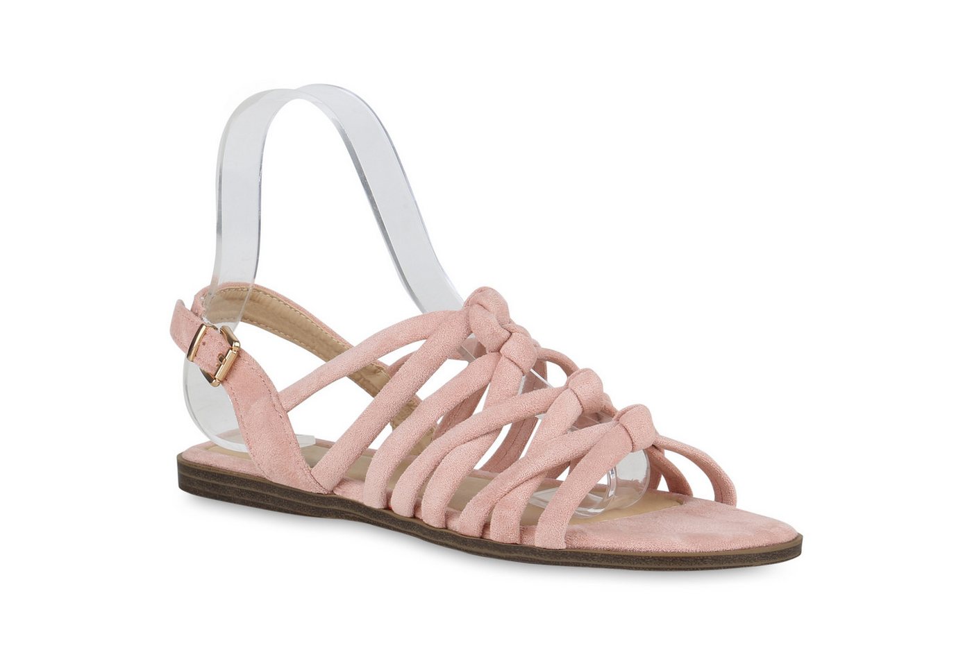 VAN HILL 21437239 TH 2NA0030901-7600HF Damen Sandalen Natur MF 39 Riemchensandale Damen Riemchensandalen Sandalen Holzoptikabsatz Sommer