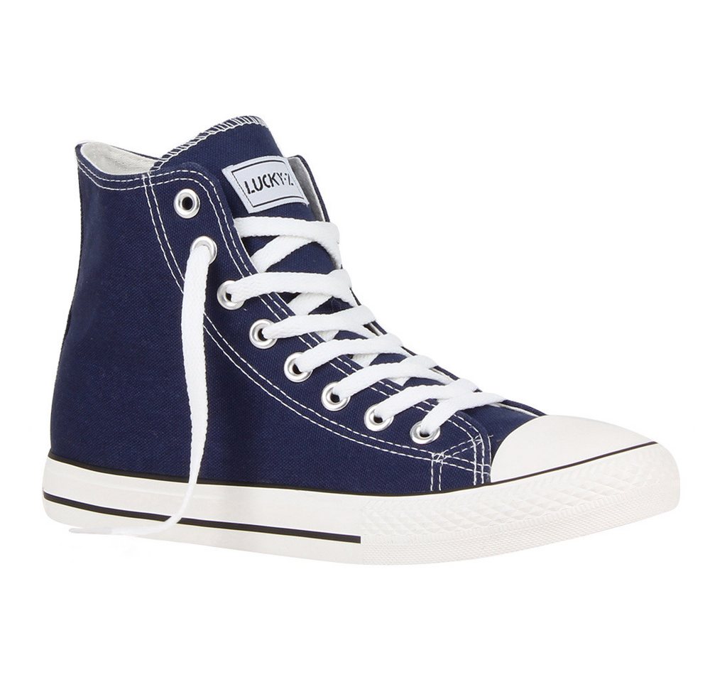 VAN HILL 5412142 HO CB019-1 Herren Sneaker Dk. Blue 42 Sneaker Herren High Top Sneakers Schnürer Sportschuhe