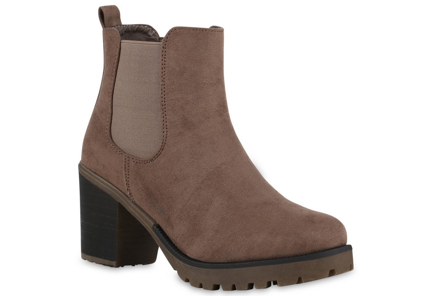 VAN HILL 61152741 KY KA523-1(Duplicate) Damen Stiefeletten New Khaki 41 Chelseaboots Schuhe