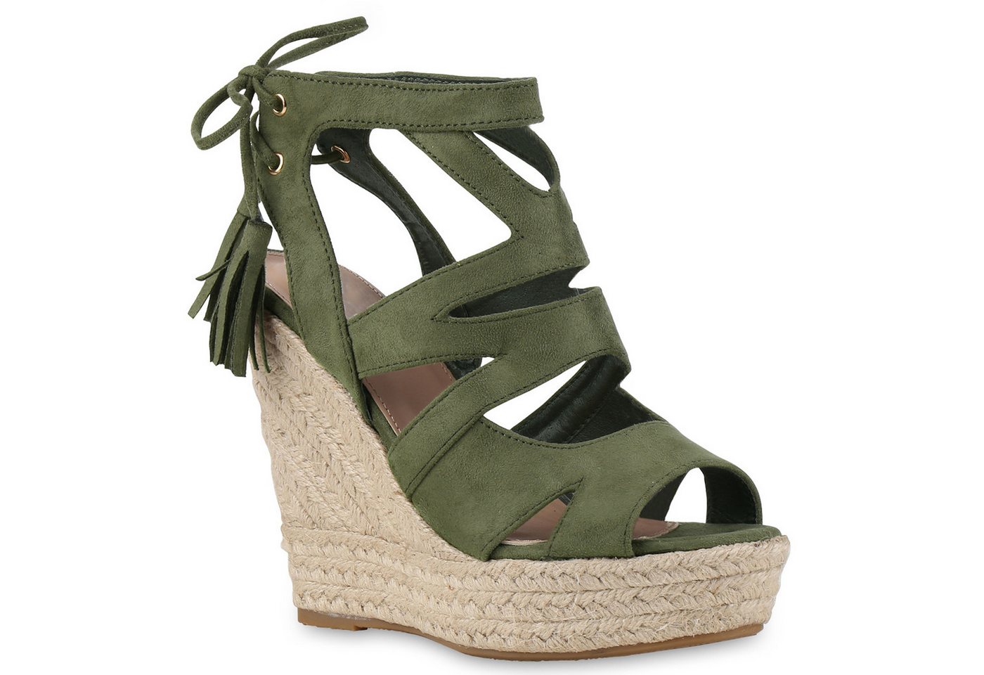 VAN HILL 814638 Keilsandalette Schuhe