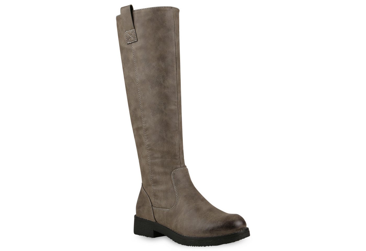VAN HILL 819556 Stiefel Klassische Stiefel Damen Leicht Gefüttert Boots Profilsohle