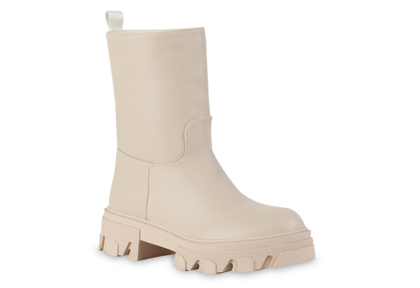 VAN HILL 837805 Plateaustiefel Profil-Sohle