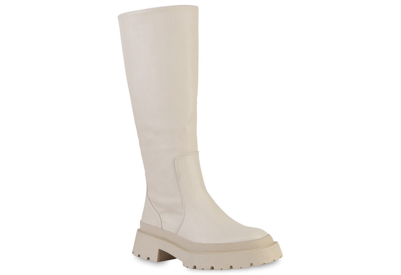 VAN HILL 839375 Stiefel Damen Leicht Gefütterte Klassische Stiefel Profil-Sohle