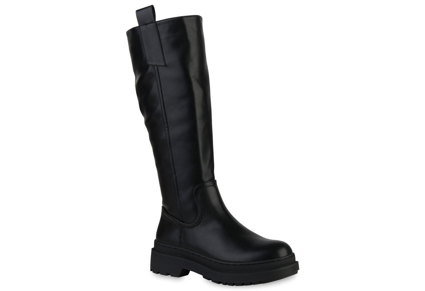 VAN HILL 839376 Stiefel Damen Leicht Gefütterte Klassische Stiefel Profil-Sohle
