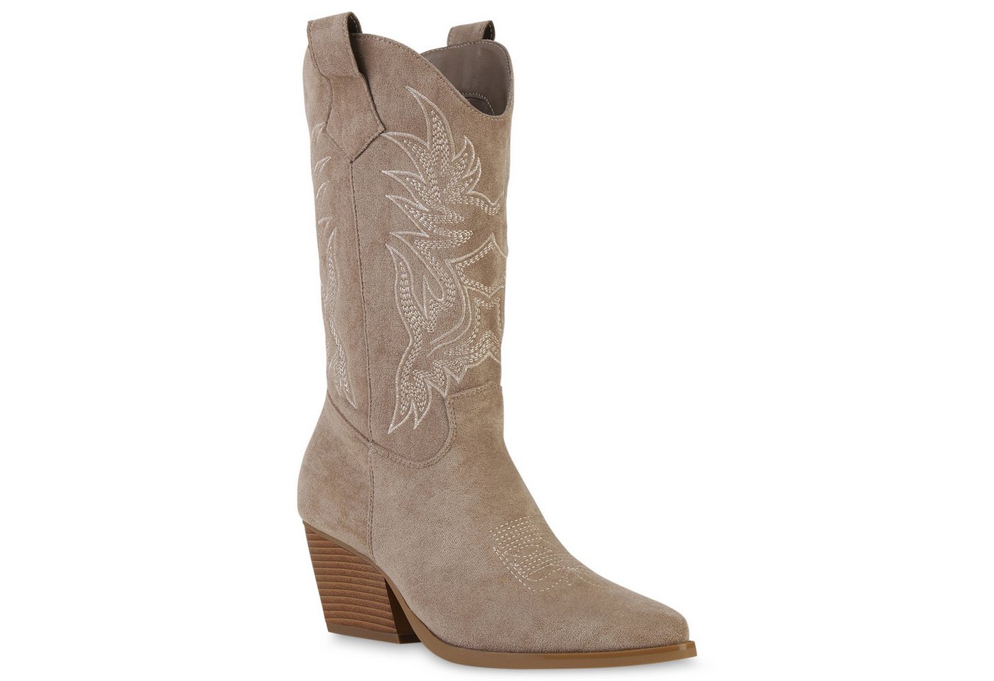 VAN HILL 840142 Cowboystiefel Bequeme Schuhe