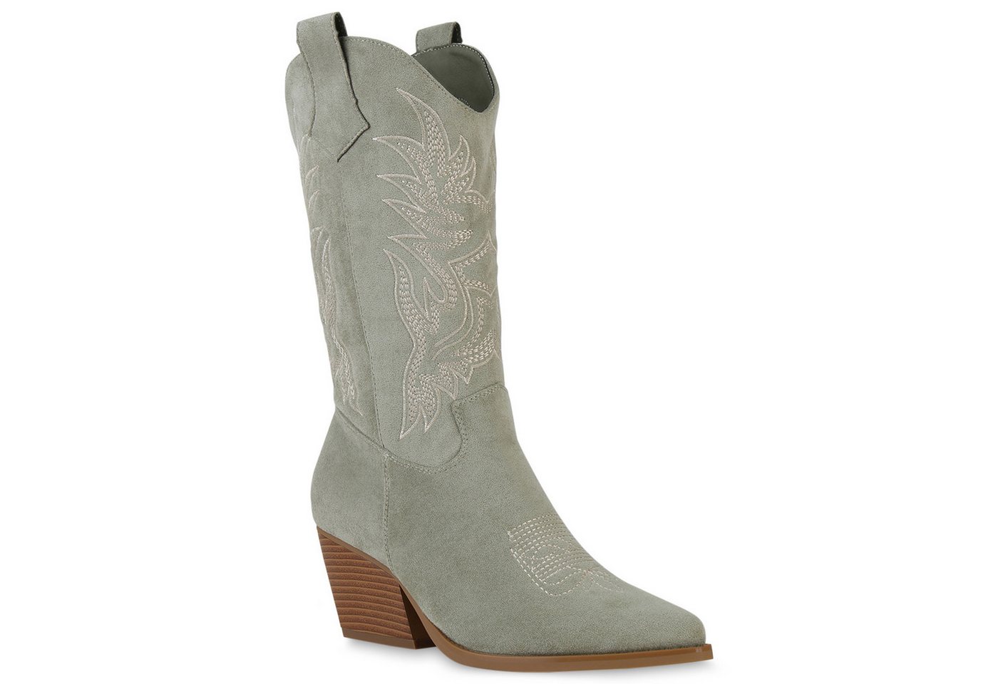 VAN HILL 840142 Cowboystiefel Bequeme Schuhe