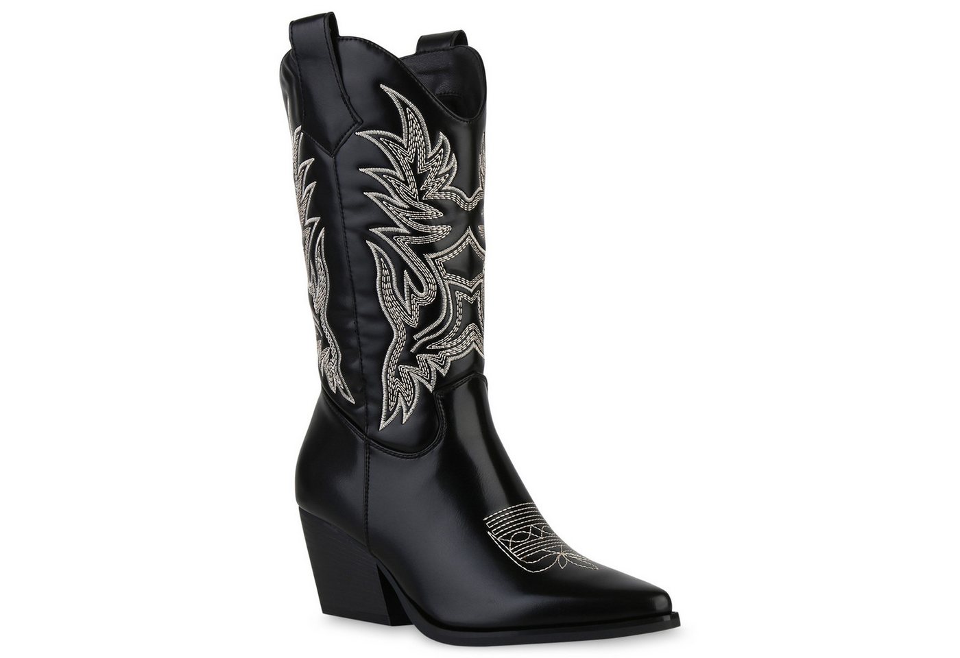 VAN HILL 840142 Cowboystiefel Bequeme Schuhe