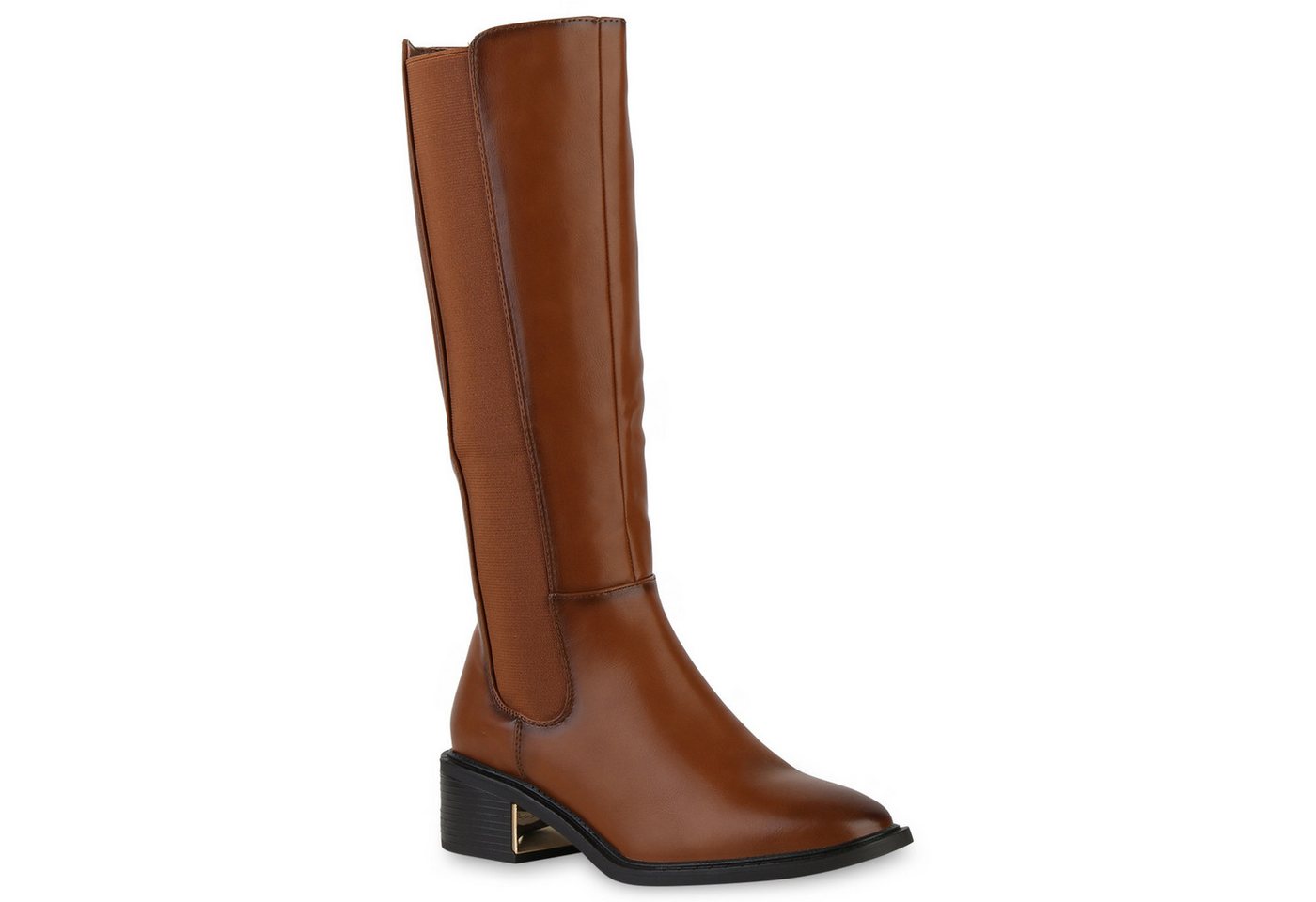 VAN HILL 840543 Stiefel Damen Leicht Gefütterte Klassische Stiefel Basic Boots