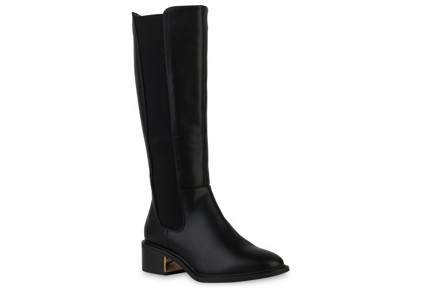 VAN HILL 840543 Stiefel Damen Leicht Gefütterte Klassische Stiefel Basic Boots