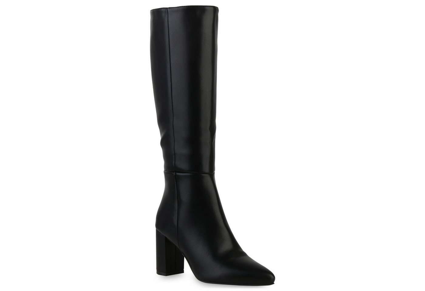 VAN HILL 840612 Stiefel Damen Leicht Gefütterte Klassische Stiefel Spitze Basic