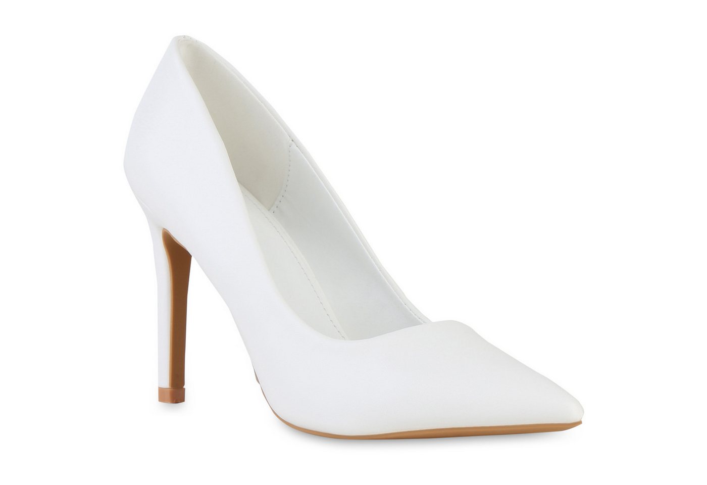 VAN HILL 841388 Pumps Damen Spitze Pumps Klassische Stiletto Elegante Absatz-