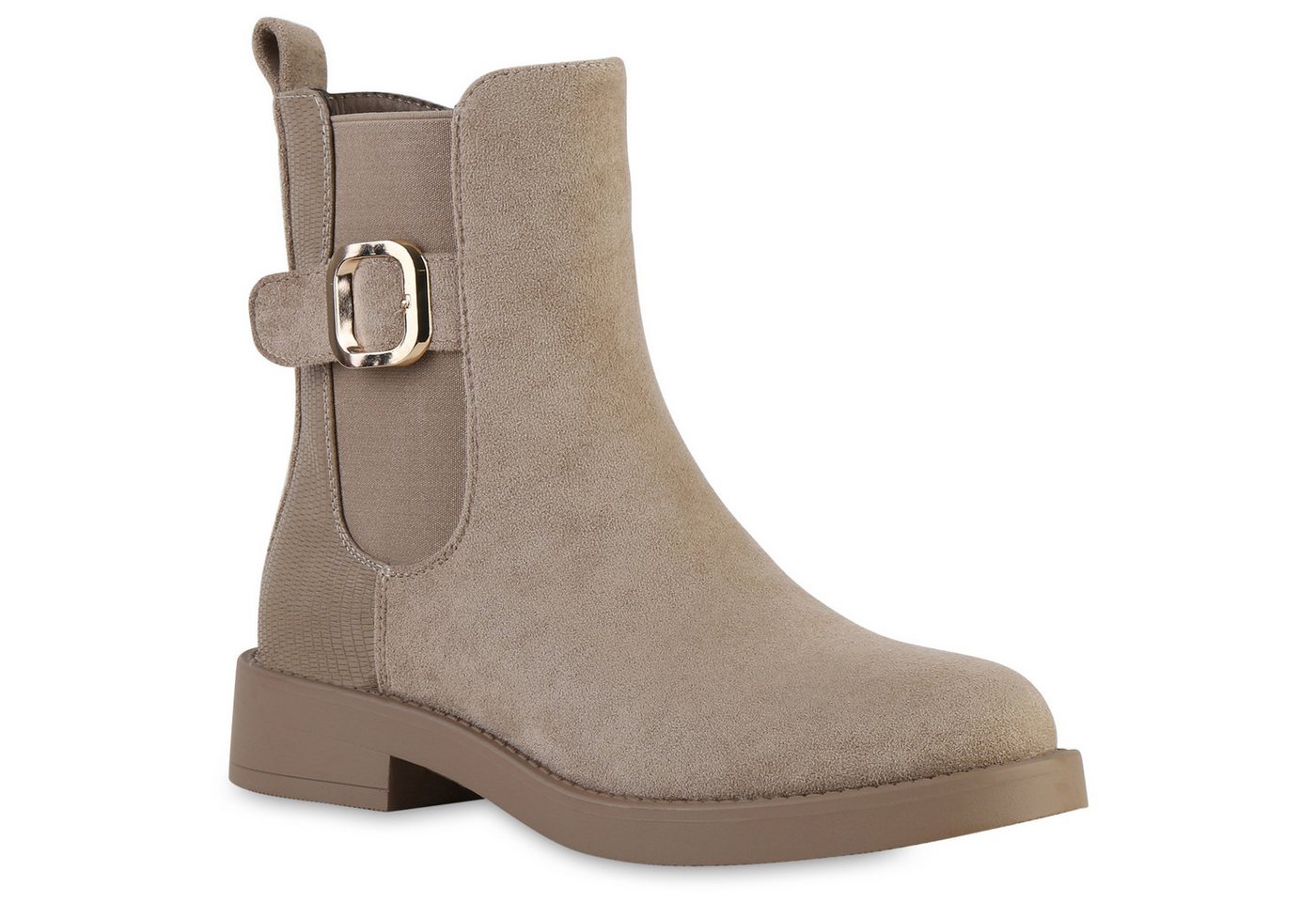 VAN HILL 841839 SL DES8030P Damen Stiefeletten Stiefelette Damen Klassische Stiefeletten Schnallen Prints