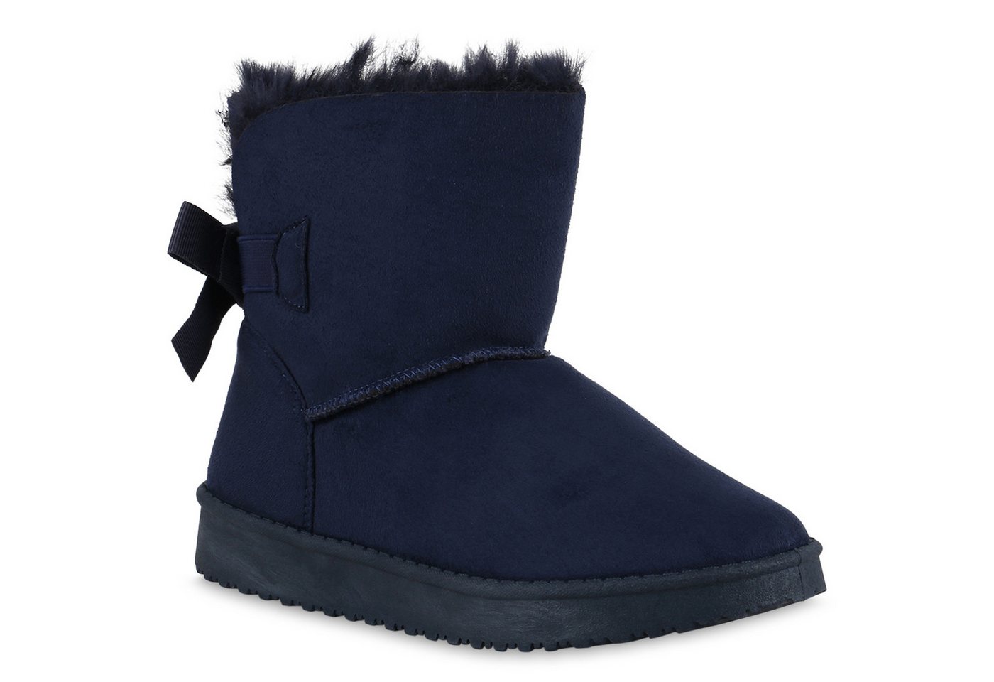 VAN HILL 902280 Damen Stiefeletten Schlupfstiefel Warm Schuhe Schlupfboots Schuhe