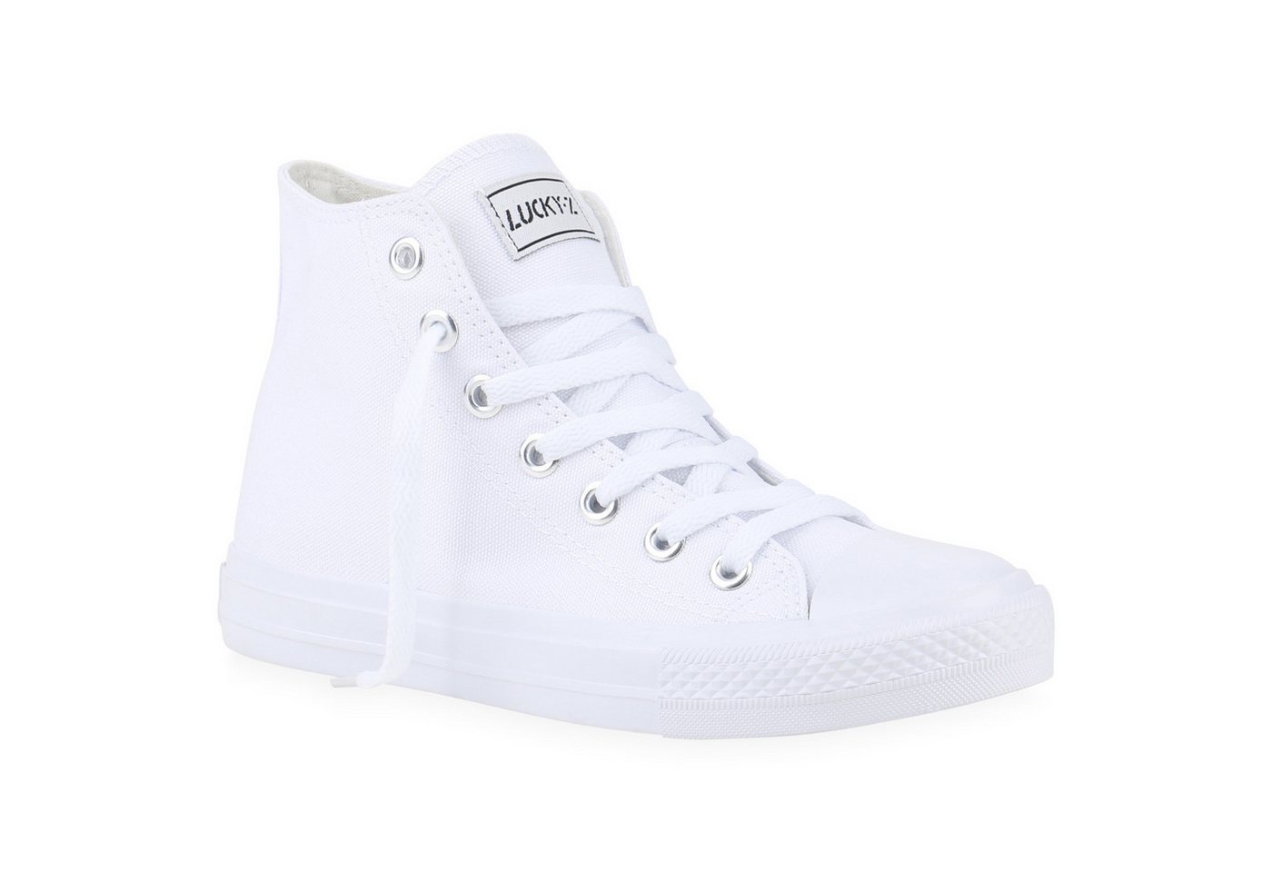 VAN HILL 94589 Sneaker Damen High Top Sneaker Sportschuhe Kult Schnürer Turnschuhe