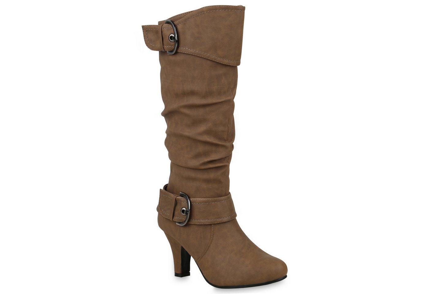 VAN HILL 98232 Stiefel Elegante Damen Stiefel Warm Gefütterte Winter Boots Gr. 36-41