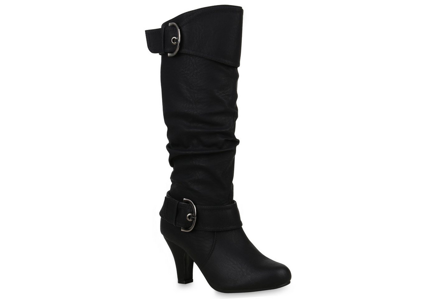 VAN HILL 98232 Stiefel Elegante Damen Stiefel Warm Gefütterte Winter Boots Gr. 36-41
