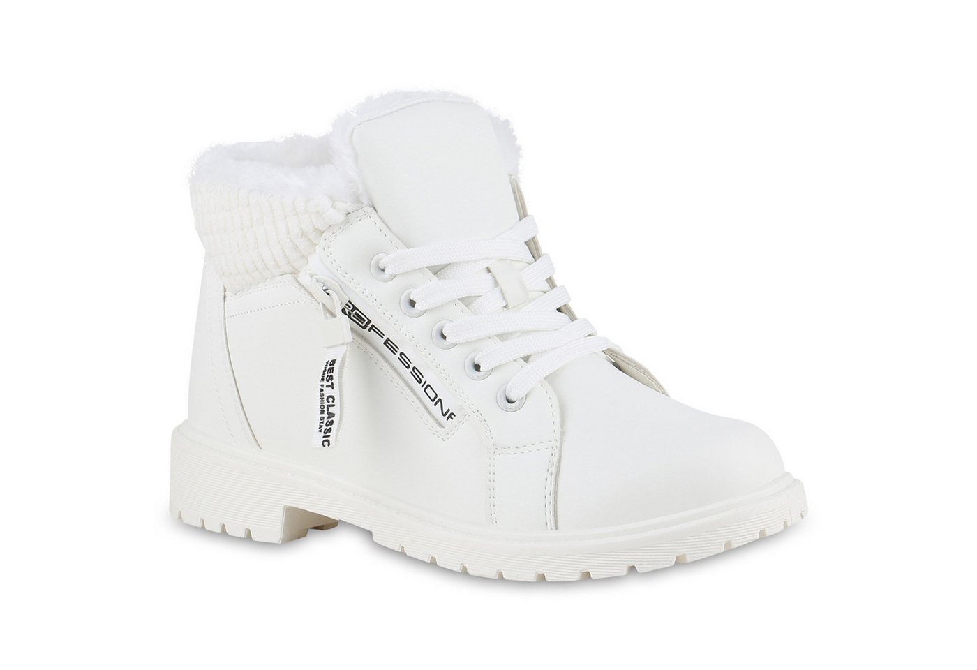 VAN HILL Damen Warm Gefüttert Worker Boots Stiefelette Bequem Prints Schuhe Stiefelette Damen Warm Gefüttert Worker Boots Stiefelette Bequem Prints